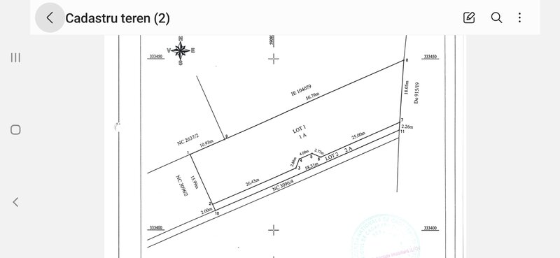 Pipera teren 1004mp/16ml, deschidere dubla, C.U.T. 2,2(+0,5)